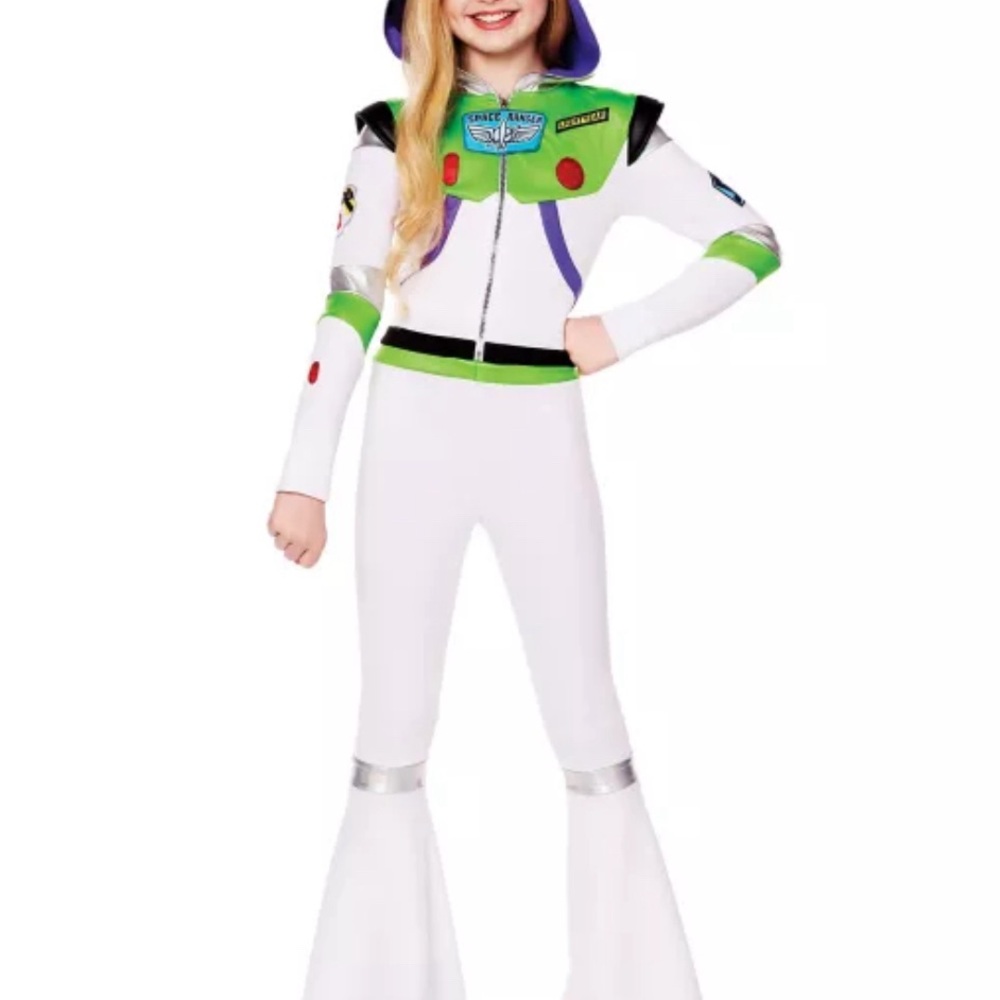 Buzz lightyear hooded jumpsuit costume